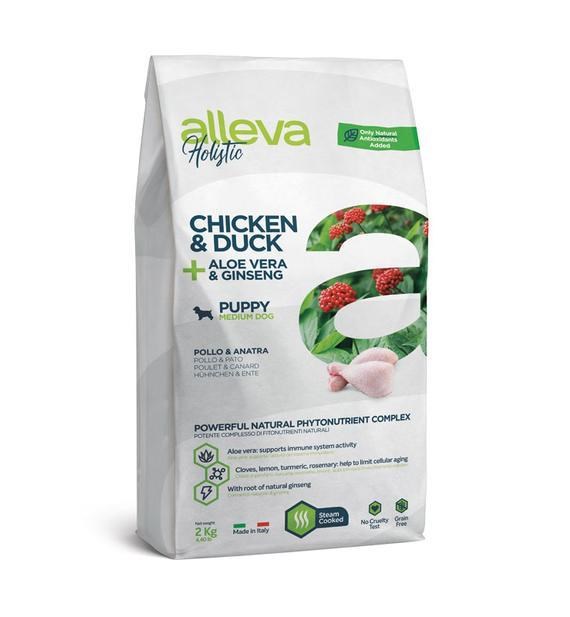 Holistic Chicken & Duck aloa vera & ginseng puppy medium kg 2,0